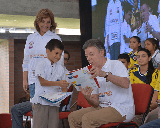Juan Manuel Santos, presidente de Colombia. Foto: Presidencia.