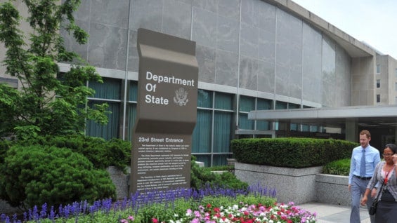 Departamento de Estado norteamericano. Foto: AFP