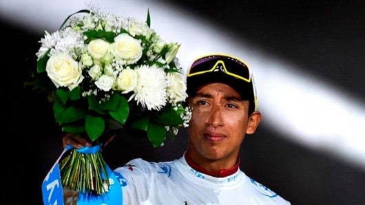 Egan Bernal, ganador del Tour de Francia 2019. Foto: EFE.