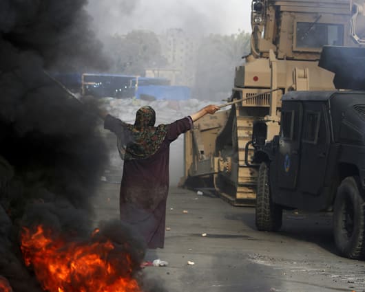 La violencia ya había dejado más de 250 muertos desde finales de junio. Foto: AFP.