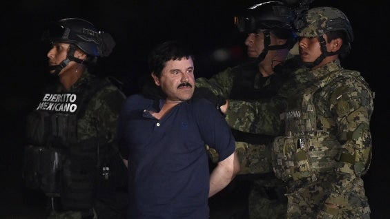 Joaquín 'El Chapo' Guzmán, narcotraficante mexicano. Foto: AFP.