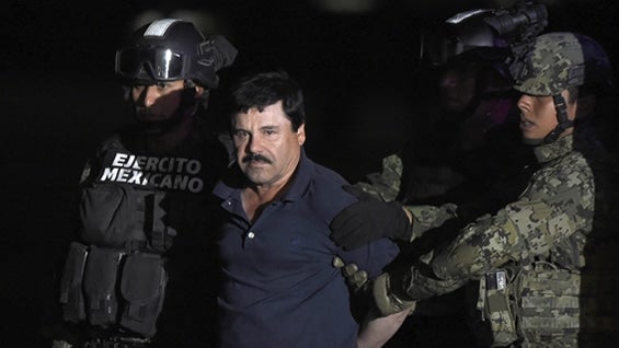 El capo mexicano Joaquín 'El Chapo' Guzmán. Foto: AFP.