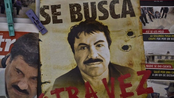 Joaquín 'El Chapo' Guzmán, narcotraficante mexicano. Foto: AFP.