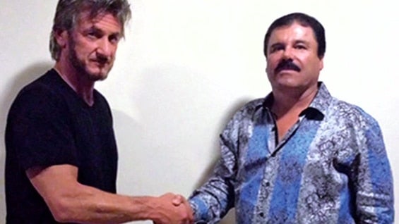 Sean Penn y "El Chapo".