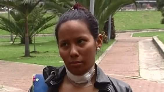 María Mónica Arzusa, víctima de agresión. Foto: NoticiasRCN.com