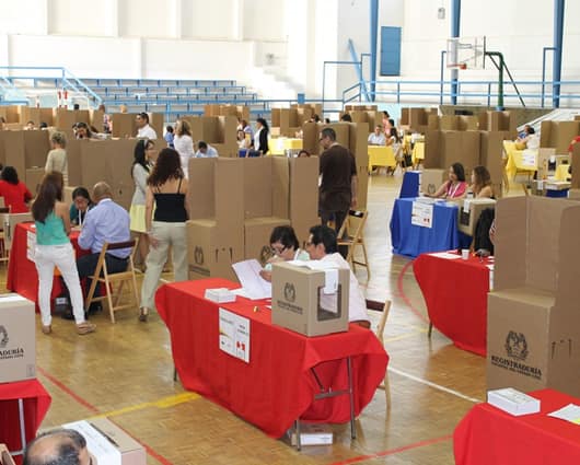 Cerca de 70.000 colombianos se inscribieron para votar en España. Foto: Embajada de Colombia en España