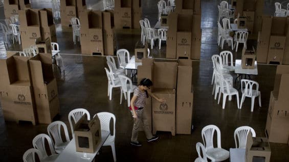 Elecciones en Colombia. Foto: Luis Robayo / AFP