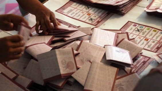 Los comicios cierran la campaña electoral más violenta en México, con al menos cuatro candidatos o precandidatos asesinados. Foto: AFP