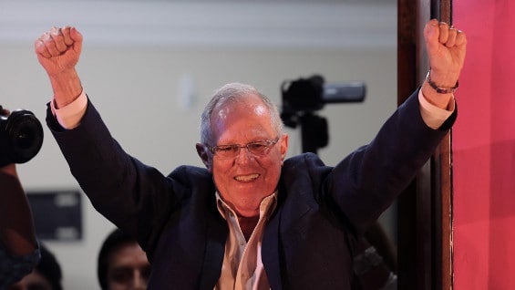 Pedro Pablo Kuczynski, ganador de las elecciones presidenciales en Perú. Foto: EFE.