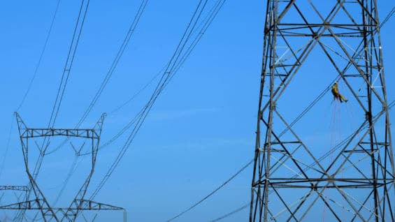 Torre eléctrica. Foto: AFP