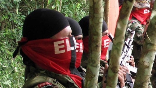 Guerrilleros del ELN. Foto: AFP