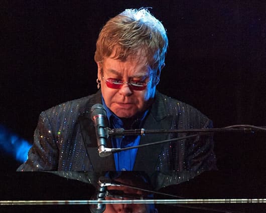 Reginald Kenneth Dwight, conocido como Sir Elton John. Foto: AFP