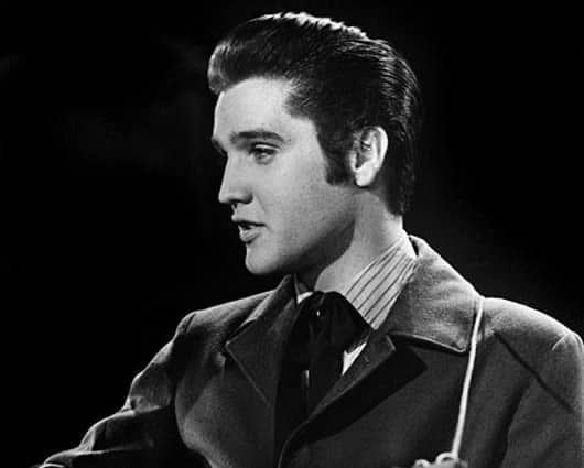 Elvis Presley, cantante estadounidense. Foto: AFP