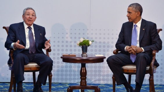 Raul Castro y Barack Obama. Foto: AFP