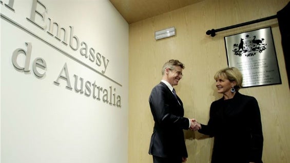 La ministra de Exteriores de Australia, Julie Bishop. Foto: EFE