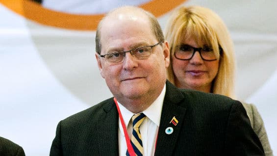 Bernardo Álvarez, embajador de Venezuela ante la OEA. Foto AFP