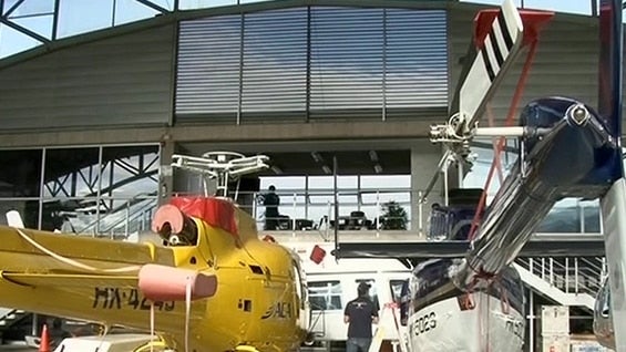 Este domingo delincuentes robaron un helicóptero de la empresa Delta Helicópteros. Foto: Noticias RCN.