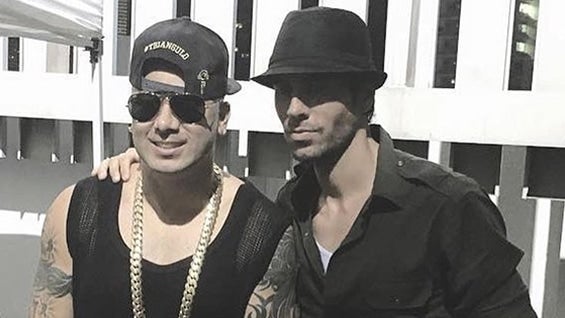 Enrique Iglesias y Wisin. Foto: Instagram.