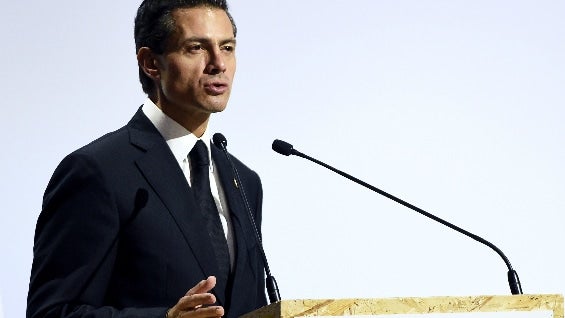 El presidente de México, Enrique Peña Nieto. Foto: AFP.