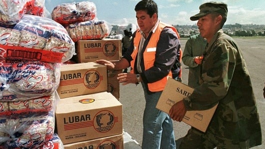 FOTO: Ayuda humanitaria para Venezuela. AFP