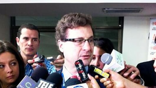 El presidente de la Agencia Nacional de Infraestructura, Luis Fernando Andrade. Foto: Twitter.