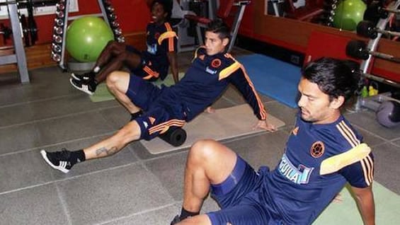 Sesiones de entrenamiento de los jugadores. Foto: FCF