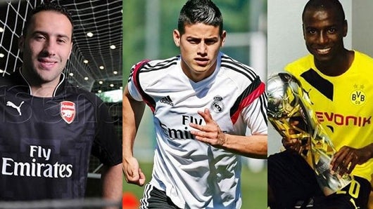 Ospina, James y Ramos, se consagraron campeones apenas llegaron a sus clubes.