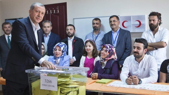 Recep Tayyip Erdogan, presidente turco. Foto: EFE.