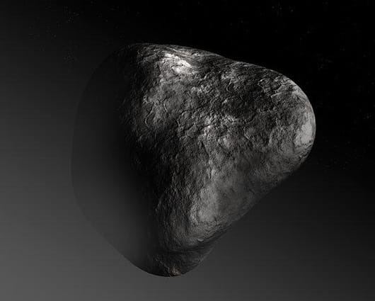 La nave Rosetta está a pocos kilómetros de llegar a su objetivo y aclarar cuál es su verdadera forma. Foto: ESA