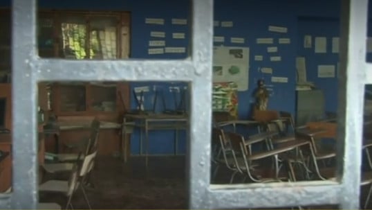 Escuela San Joaquín en Aguachica. Foto: Tomada de NoticiasRCN