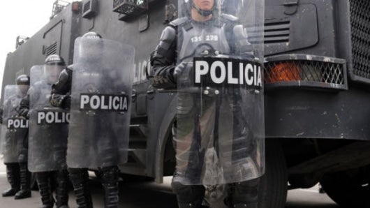 El Esmad de la Policía. Foto: Raúl Arboleda/AFP