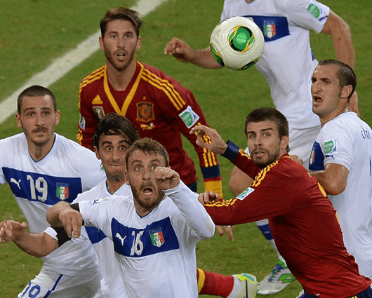España es el actual campeón de Europa e Italia, el subcampeón. Foto: AFP
