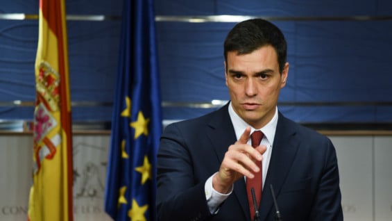Pedro Sánchez, líder del PSOE. Foto: AFP