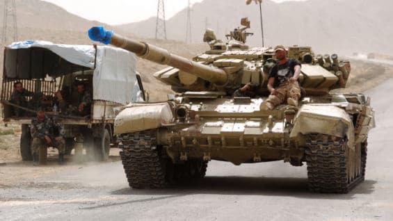 El ejército sirio asedia Palmira. Foto: AFP