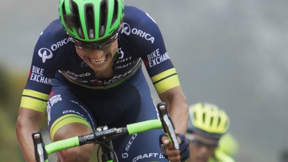 Esteban Chaves, ciclista colombiano. Foto: AFP.