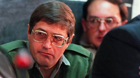 Eugene de Kock, coronel sudafricano de la policía del apartheid. Foto AFP