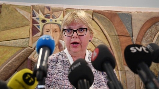 Eva-Marie Persson, fiscal superior adjunta de Suecia. AFP