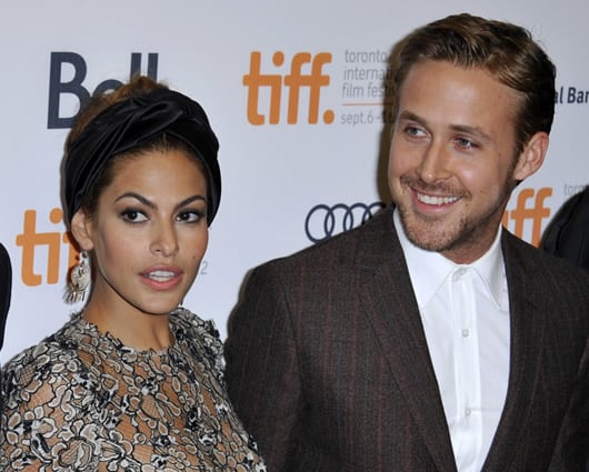Eva Mendes y Ryan Gosling. Foto: EFE.