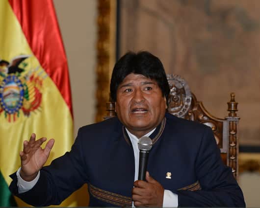 El presidente Evo Morales lamentó el accidente ocurrido durante el Carnaval. Foto: AFP