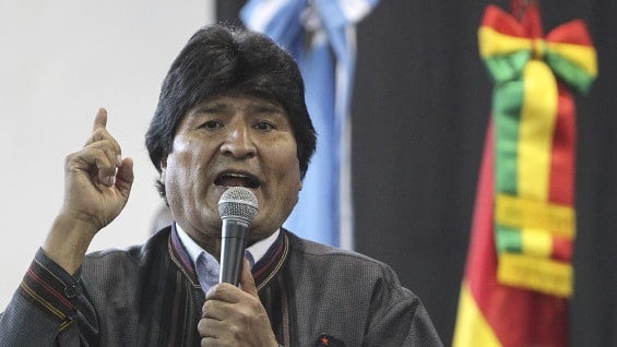 Evo Morales, presidente de Bolivia. Foto: EFE.