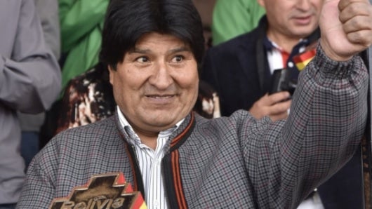 Evo Morales, presidente de Bolivia. Foto: AFP.