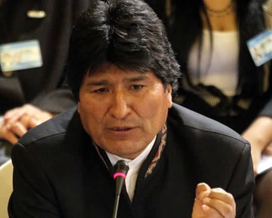 Evo Morales, presidente de Bolivia. Foto: EFE.