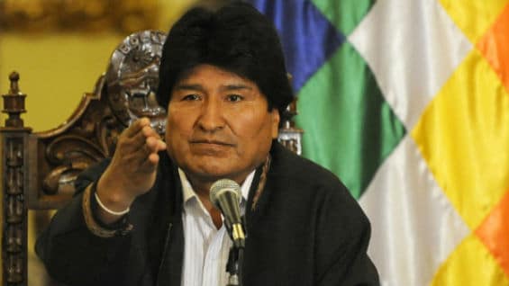 Evo Morales, presidente de Bolivia. Foto Archivo AFP