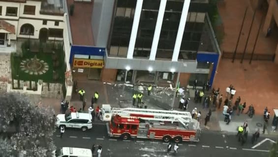 Explosión en la calle 72 con carrera 10.