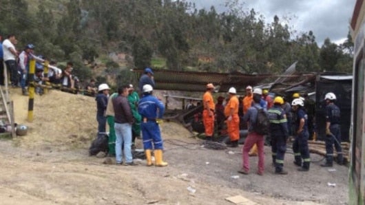 La explosión se presentó en la mina de carbón. Foto: Defensa Civil