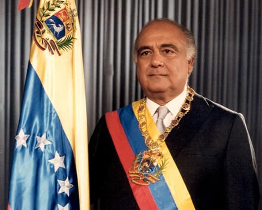Jaime Lusinchi, expresidente venezolano. Foto: EFE