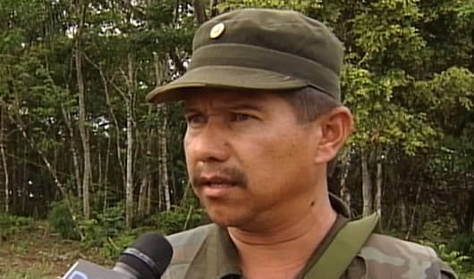 Fabián Ramírez, jefe militar del Bloque Sur de las Farc.