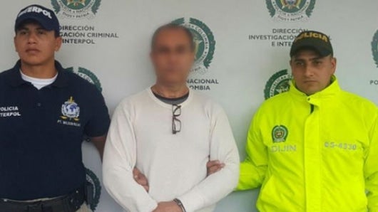 Fabio López Escobar está condenado a 28 años de prisión. Foto: Policía Nacional