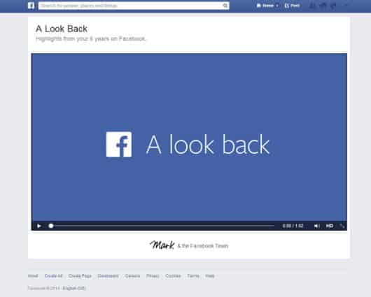 Con el video se celebran los diez años de la creación de Facebook. Foto: Facebook