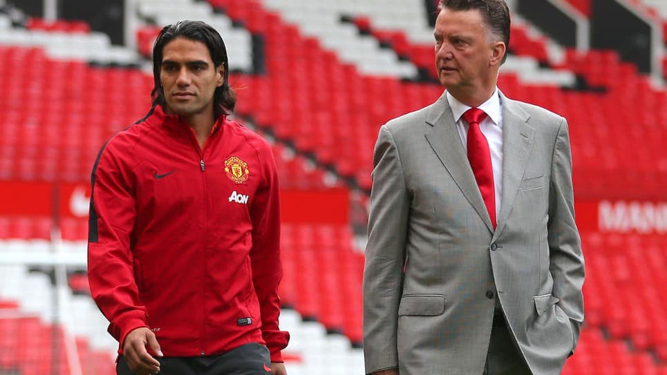 Radamel Falcao García, delantero del Manchester United. Foto Archivo